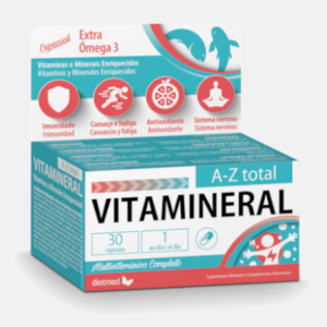 VITAMINERAL A-Z TOTAL – 30 CÁPSULAS – DIETMED