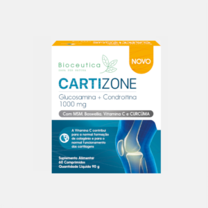 CARTIZONE GLUCOSAMINA + CONDROITINA – 60 COMPRIMIDOS – BIOCÊUTICA