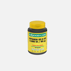 VITAMIN D3 & K2 2000 UI 90 ΜG – 120 CÁPSULAS – GOOD CARE