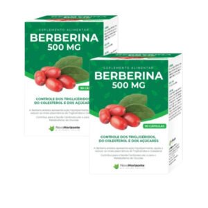BERBERINA 500MG – 90 CÁPSULAS – NOVO HORIZONTE  – PACK 2