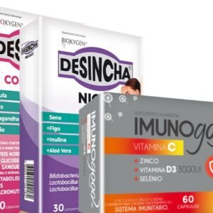 PACK EMAGRECIMENTO – DESINCHA CONTROL A (60 CP) + DESINCHA NIGHT (30 CP)+ IMUNOGOOD (60 CP)