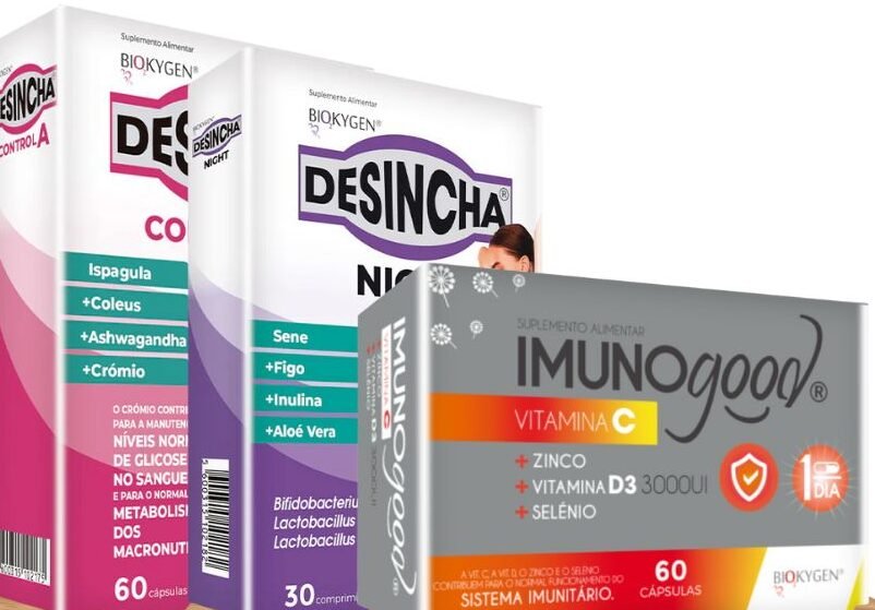 PACK EMAGRECIMENTO - DESINCHA CONTROL A (60 CP) + DESINCHA NIGHT (30 CP)+ IMUNOGOOD (60 CP)
