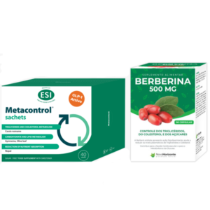PACK  METACONTROL SAQUETAS X 40 + BERBERINA 500MG X 90