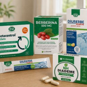 PACK PROMOCIONAL – METACONTROL – 40 SAQUETAS+BERBERINA – 90 CÁPSULAS+DIURERBE LIMAO – 24 POCKET+NH DIADEME – 30 CÁPSULAS
