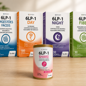 PACK 6LP-1 DIGESTÕES FÁCEIS – 30 CÁPSULAS + 6LP-1 DAY – 180 CÁPSULAS + 6LP-1 NIGHT – 30 COMPRIMIDOS + 6LP-1 FIBER – 30 CÁPSULAS + 6 LP-1 SHAKER – 225GR – FHARMONAT