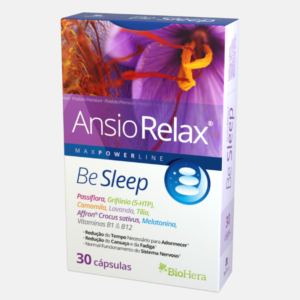 ANSIORELAX BE SLEEP – 30 CÁPSULAS – BIO HERA