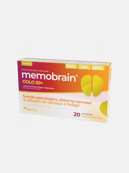 MEMOBRAIN GOLD 50+ - 20 AMPOLAS - BIOHERA