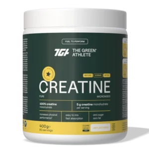 CREATINE UNFLAVOURED – 400GR – TGA THE GREEN ATHLETE