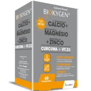 BIOKYGEN CA MG ZN CURCUMA D3 – 60 COMPRIMIDOS – FHARMONAT