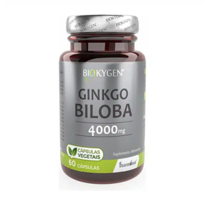 BIOKYGEN GINKGO BILOBA 4000MG – 60 CÁPS – PACK 2 UNIDADES